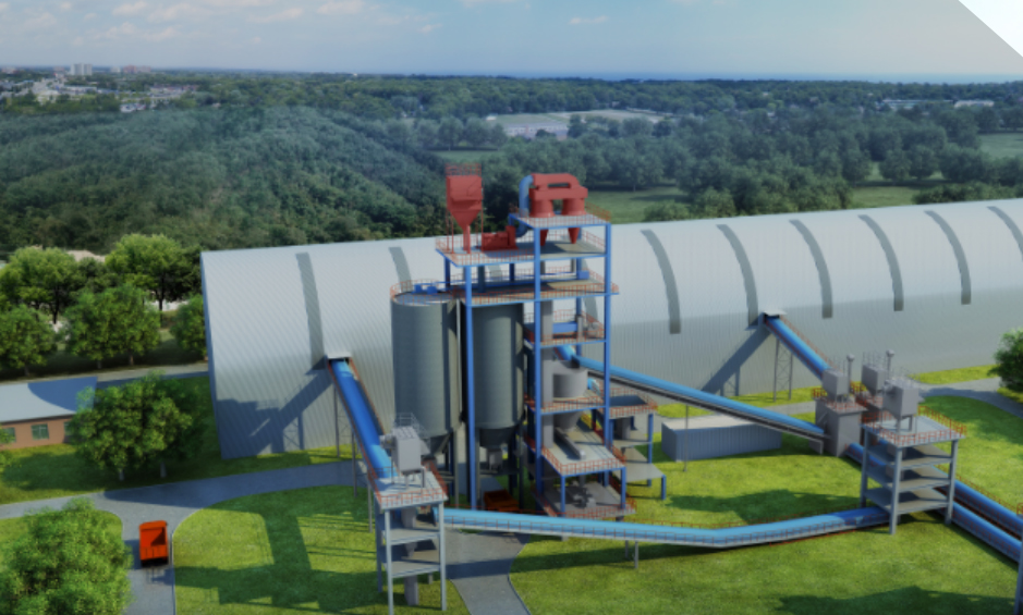 安徽水泥年產(chǎn)400萬(wàn)噸制砂生產(chǎn)線(xiàn)