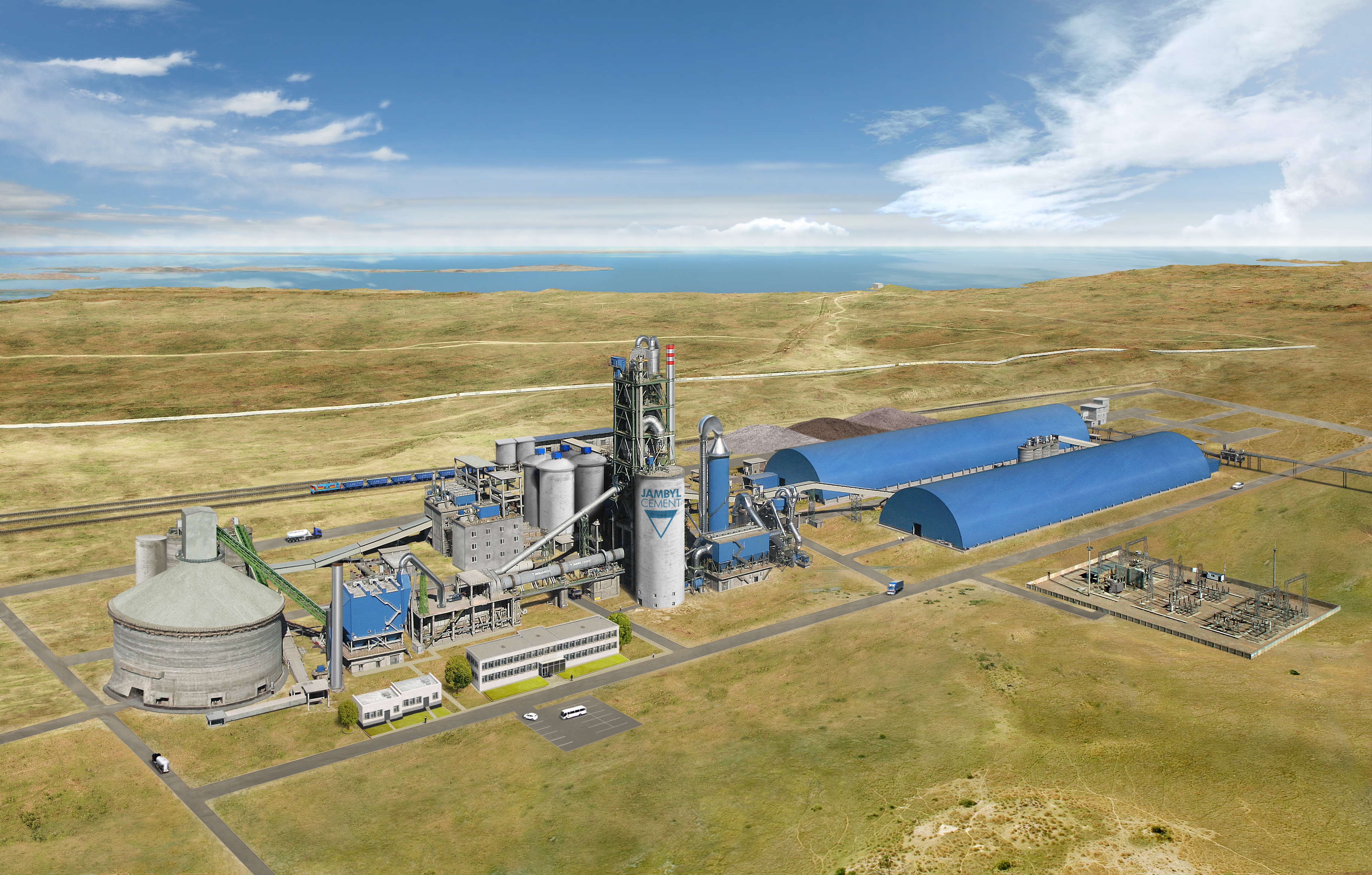 江布爾日產(chǎn)3300噸熟料水泥生產(chǎn)線(xiàn)